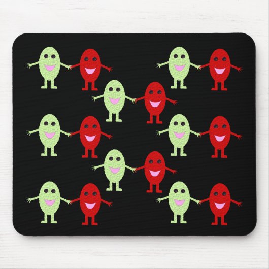 Verzamelen van druiven Mousepad Muismat (Voorkant)