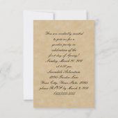 Verzamelen van Flowers Garden Party Uitnodiging (Achterkant)