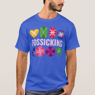 Verzamelen van gesteente Geologie Rotshond Fossick T-shirt