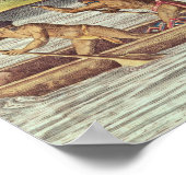 Verzamelen van gewassen voor de kust van de Gemeen Poster (Hoek)