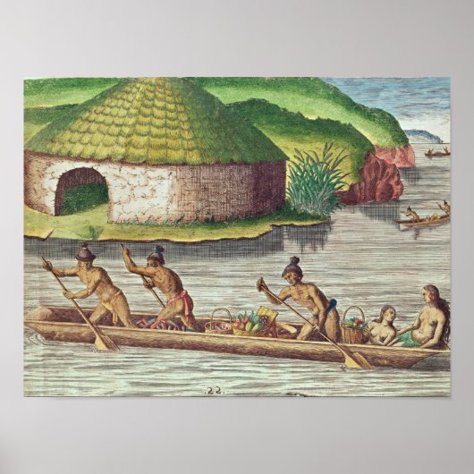 Verzamelen van gewassen voor de kust van de Gemeen Poster (Voorkant)