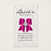 Verzamelen van Kaarten voor beeldscherm Kute Zebra Visitekaartjes (Achterkant)