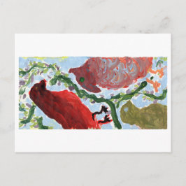 Verzamelen van kardinalen (?) briefkaart