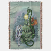 Verzamelen van kerstbomen deken (Voorkant Verticaal)