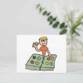 Verzamelen van munten briefkaart (Staand voorkant)
