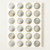 Verzamelen van munten en oude valuta Gepersonalise Planner (Achterkant)