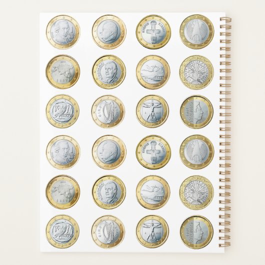 Verzamelen van munten en oude valuta Gepersonalise Planner (Achterkant)