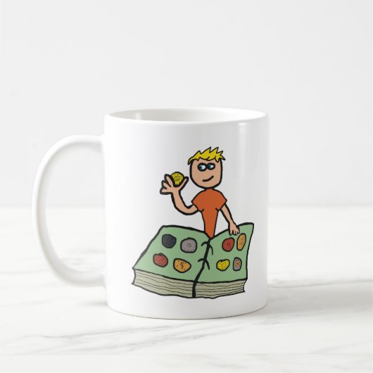 Verzamelen van munten koffiemok (Links)