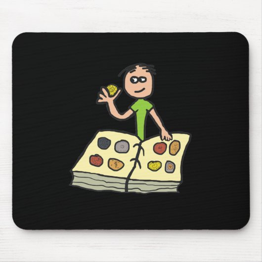 Verzamelen van munten muismat (Voorkant)