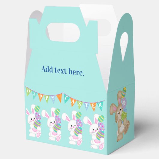 Verzamelen van paaseieren bedankdoosjes (Geopend)