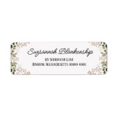 Verzamelen van perachy Floral Border Label Name Ta (Voorkant)