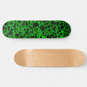 Verzamelen van Skulls Black en Green Persoonlijk Skateboard (Horizontaal)