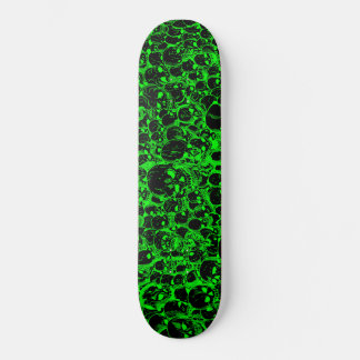 Verzamelen van Skulls Black en Green Persoonlijk Skateboard