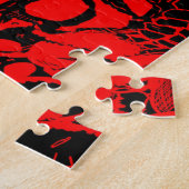 Verzamelen van stukken van Skulls Black en Red 101 Legpuzzel (Zijkant)