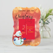 Verzamelen voor Kerstmis Kaart (Staand voorkant)