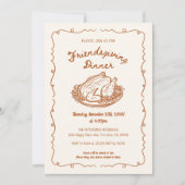 Verzamelen Vriendschappen Dinner Party Kaart (Voorkant)