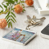 Verzamelend Licht © – Sleutelhanger van Kunst (Zijkant)