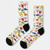 Verzameling Cute Dinosaur Thunder_Cove Sokken (Links)
