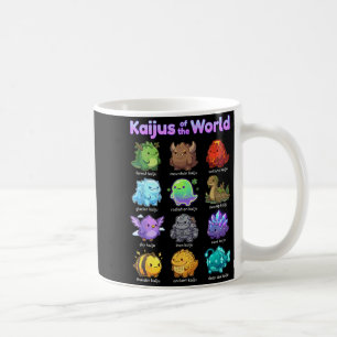 Verzameling Cute Mythische Beesten Kawaii Kaiju Ka Koffiemok
