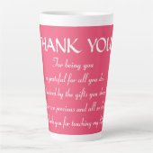Verzameling geloofscadeaus latte mok (Voorkant)