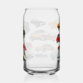 verzameling klassieke auto's blikvorm glas (Rechts)