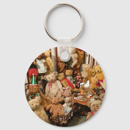 Verzameling Oude Teddys Sleutelhanger (Voorkant)
