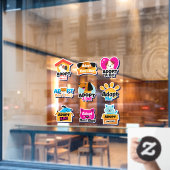 Verzameling van Adopt A Pet Cat of Dog Salon Raamsticker (Cafe Raam)