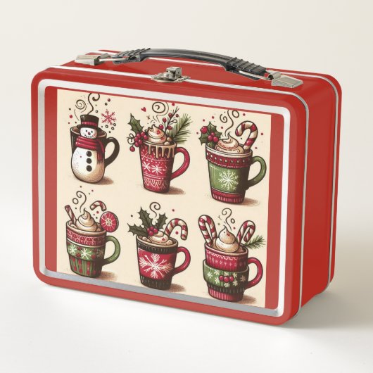verzameling van feestelijke koffiekoppen (Voorkant)