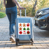 Verzameling van Festive Kerst Iconen Sticker (Koffer Insitu)