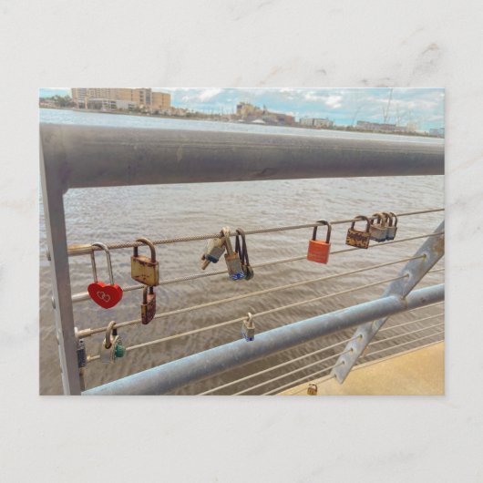 Verzameling van Liefdessloten Briefkaart (Voorkant)