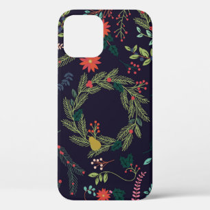 Verzameling van Vintage Stijl Handgetekende Kerstm Case-Mate iPhone Case