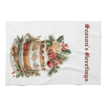 Verzameling Vintage Kerstmutsdoeken