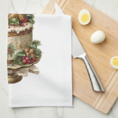 Verzameling Vintage Kerstmutsdoeken Theedoek (Quarter Fold)