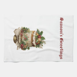 Verzameling Vintage Kerstmutsdoeken Theedoek