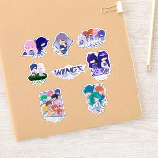 Verzameling Wingz-stickers - Blad 3 Sticker
