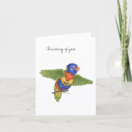 Verzamelkaart Budgie-notitiekaart Kaart