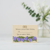 Verzamelkaart Hydrangeas tafelzitplaatsen Plaatskaartje (Staand voorkant)