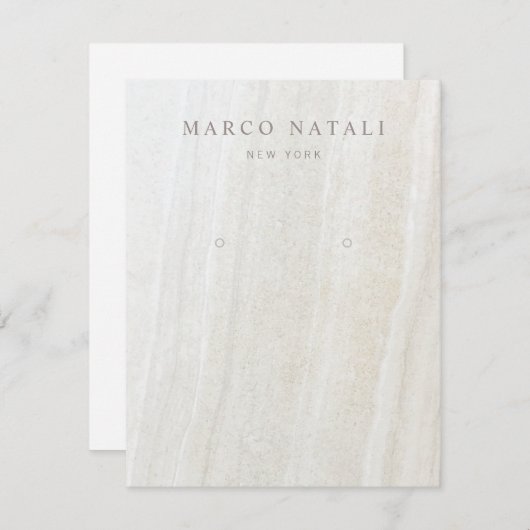 Verzamelkaart met marmer Stone Earling Kaart (Voorkant / Achterkant)