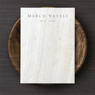 Verzamelkaart met marmer Stone Earling Visitekaartje