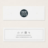 Verzamelkaart voor zakelijke Logo toevoegen Mini Visitekaartjes (Voorkant /achterkant)