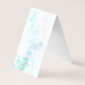 Verzamelkaarten voor standaard blauw en wit ballet visitekaartje (Voorkant)