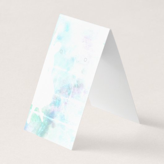 Verzamelkaarten voor standaard blauw en wit ballet visitekaartje (Voorkant)