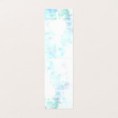 Verzamelkaarten voor standaard blauw en wit ballet visitekaartje (Buitenkant ongevouwen)