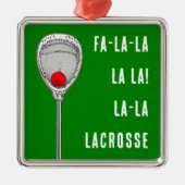 Verzamelobject Lacrosse Doelman Metalen Ornament (Voorkant)