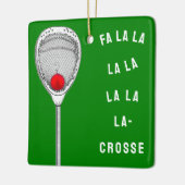 Verzamelobject Lacrosse Keeper Keramisch Ornament (Links)