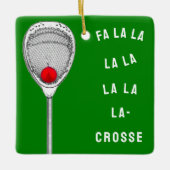 Verzamelobject Lacrosse Keeper Keramisch Ornament (Voorkant)