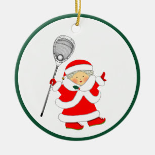 Verzamelobject Lacrosse Keeper Keramisch Ornament