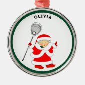 Verzamelobject Lacrosse Keeper Metalen Ornament (Voorkant)