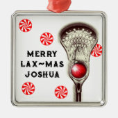 Verzamelobject Lacrosse Metalen Ornament (Voorkant)