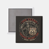 Verzamelobject Skelet Biker Garage Magneet (Voorkant / Achterkant)